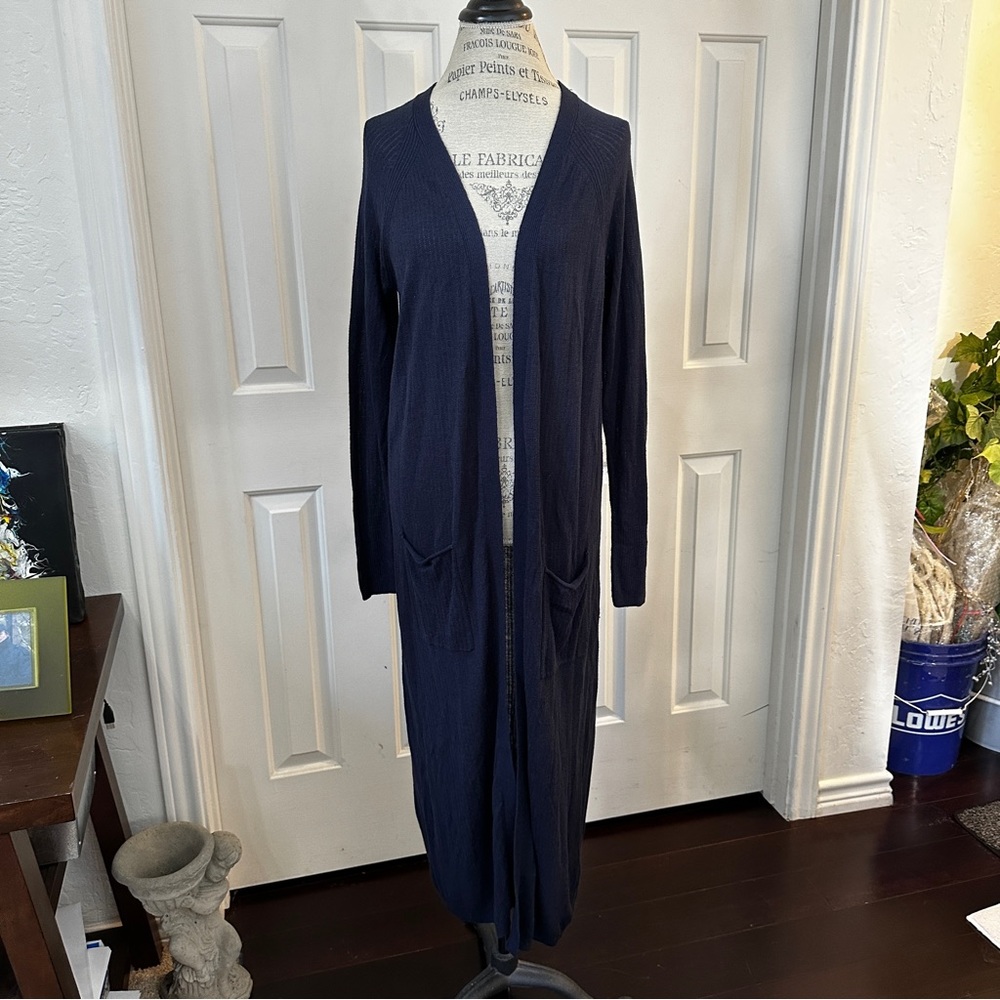 Long Open Front Sweater